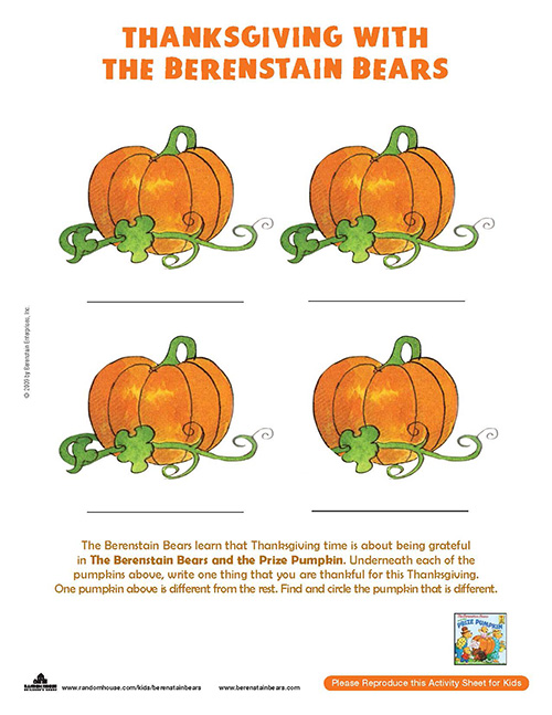 berenstain-bears-thanksgiving-activity