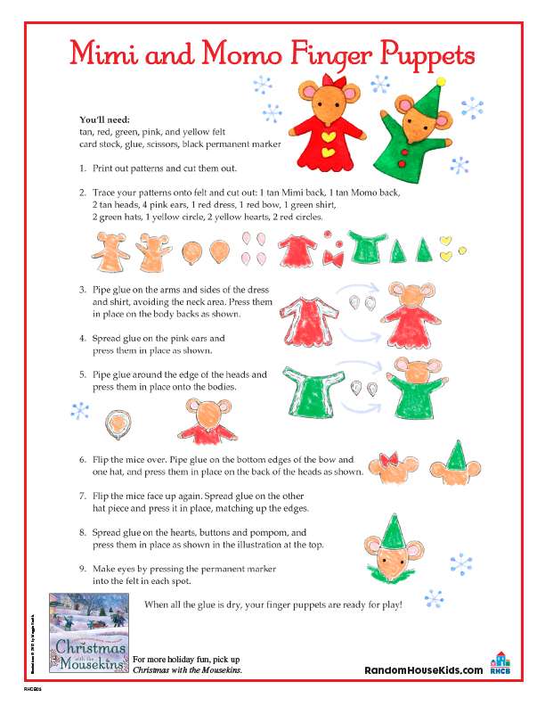 Christmas with the Mousekins Holiday Activities